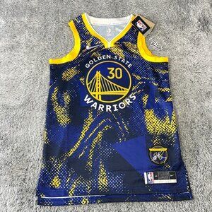 Nike GSW Stephen Curry 25/26 Select Series Swingman Jersey Size Large Men Blue